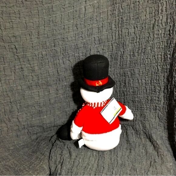 NWT Sitting Stuffed Snowman - Picture 5 of 7